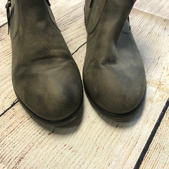 White Mountain Round Toe Zip Up Ankle Booties 8.5M - Picture 3 of 6